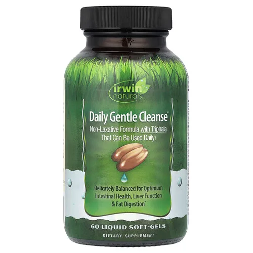 Irwin Naturals, Daily Gentle Cleanse, 60 Cápsulas Blandas Líquidas