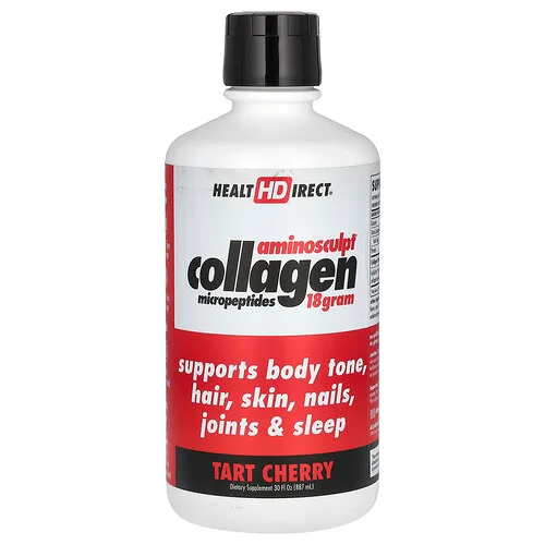 Health Direct, Micropéptidos de colágeno AminoSculpt®, Cereza ácida, 18 g, 887 ml (30 oz. líq.)