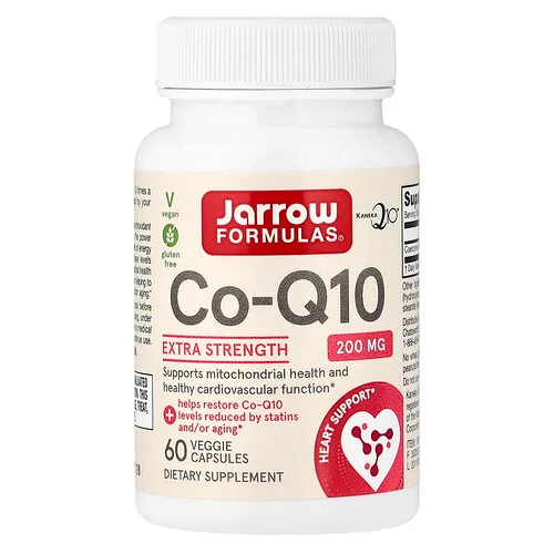 Jarrow Formulas, CoQ10, 200 mg, 60 cápsulas vegetales