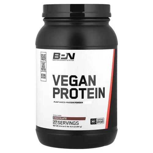 BPN, Proteína vegana en polvo, Chocolate, 891 g (1 lb 15,4 oz)