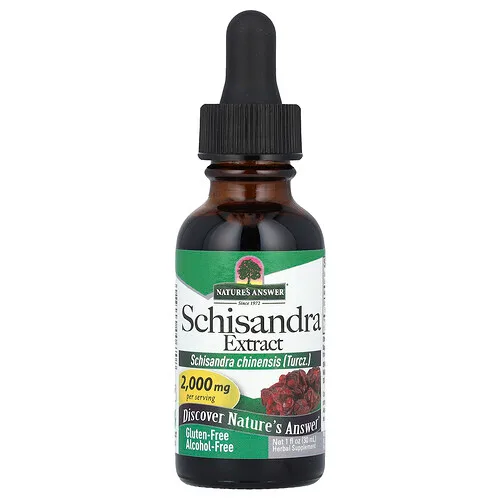 Nature's Answer, Extracto de esquisandra, Sin alcohol, 2000 mg, 30 ml (1 oz. líq.)