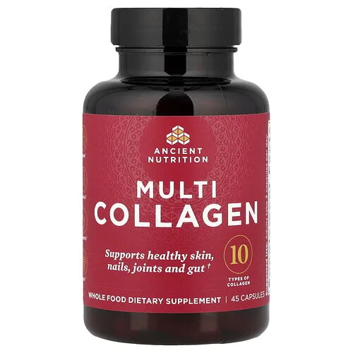 Ancient Nutrition, Colágeno múltiple, 45 cápsulas