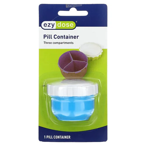 Ezy Dose, Pastillero, Tres compartimentos, 1 unidad