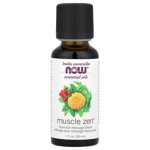 NOW Foods, Aceites esenciales, Muscle Zen™, 30 ml (1 oz. líq.)
