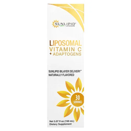 SunLipid, Vitamina C liposomal y adaptógenos, 150 ml (5,07 oz. líq.)