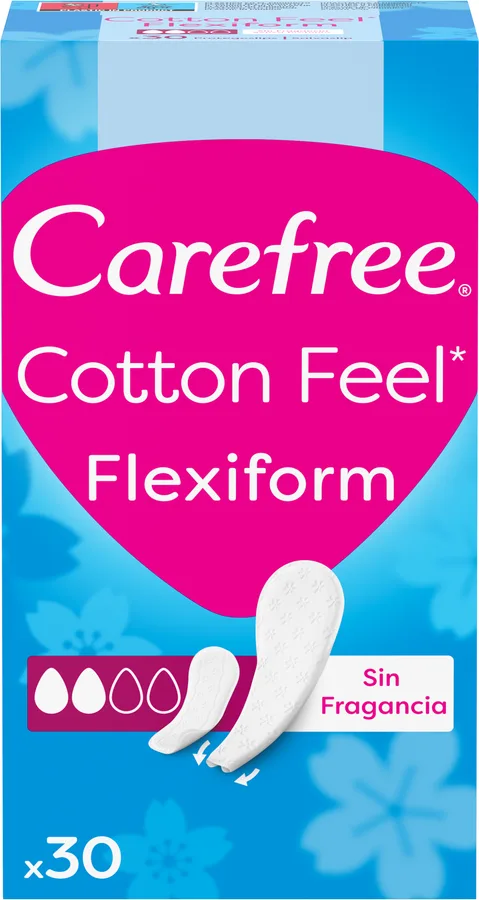 Cotton Feel Flexiform Salvaslip Absorbencia Normal Sin Fragancia