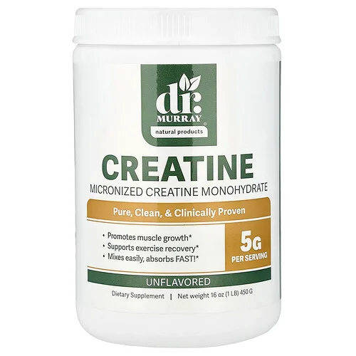 Dr. Murray's, Creatina, Sin sabor, 450 g (1 lb)