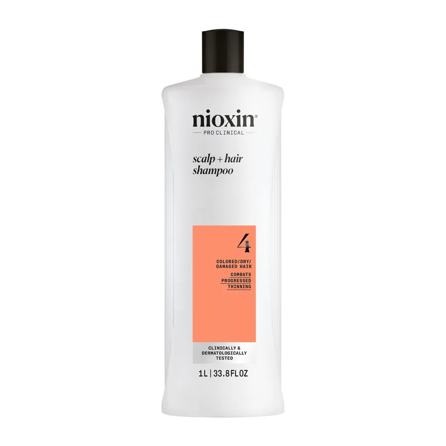 Sistema 4 Shampoo Cabello Teñido y Dañado Debilitamiento Avanzado 1000 ml