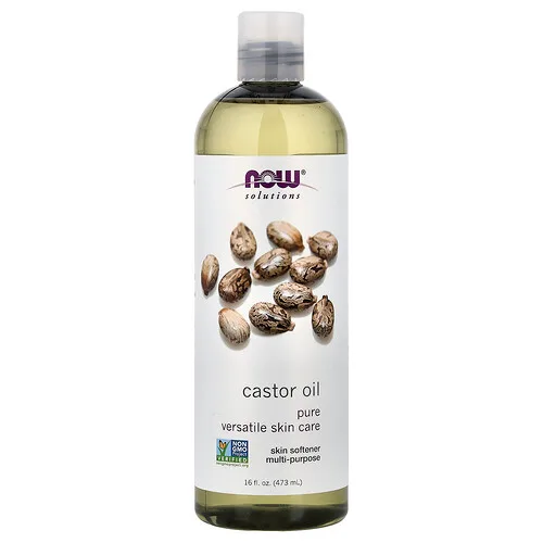 NOW Foods, Solutions, Aceite de ricino, 473 ml (16 oz. líq.)