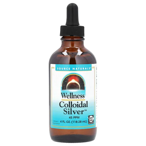 Source Naturals, Bienestar, Plata coloidal, 118,28 ml (4 oz. líq.)