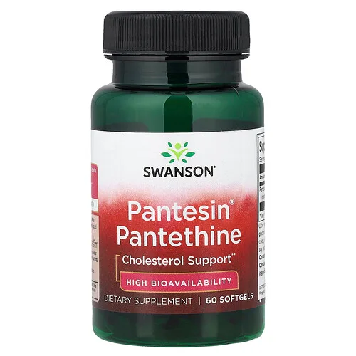 Swanson Vitamins, Pantesin®, Pantetina, 60 cápsulas blandas (300 mg por cápsula blanda)