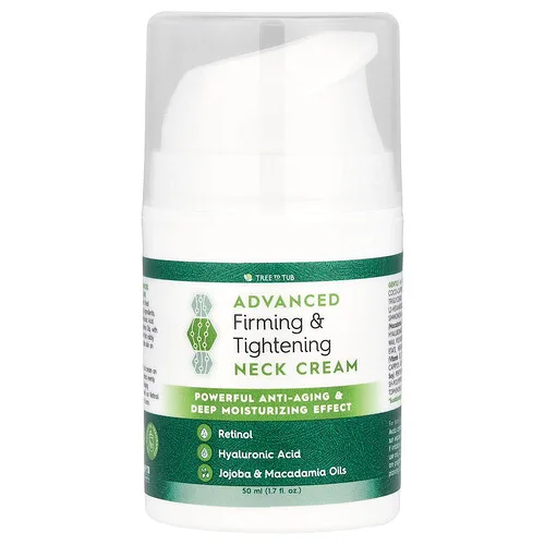Tree To Tub, Crema reafirmante y tensora avanzada para el cuello, 50 ml (1,7 oz. líq.)