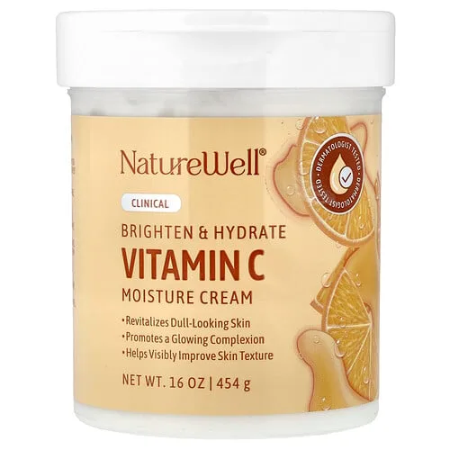 Naturewell, Crema humectante con vitamina C, 454 g (16 oz)
