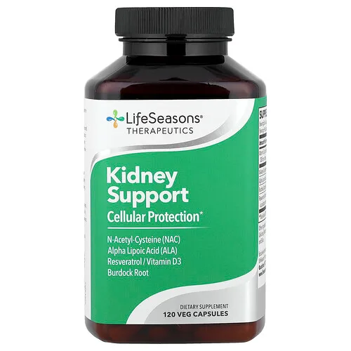 LifeSeasons, Therapeutics, Refuerzo para los riñones y protección celular, 120 cápsulas vegetales