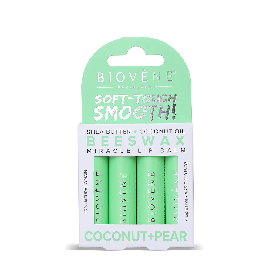 Soft-Touch Smooth! Bálsamo Labial Milagroso Cera de Abeja + Coco + Pera 17 gr