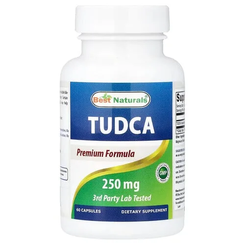 Best Naturals, TUDCA, 250 mg, 60 cápsulas