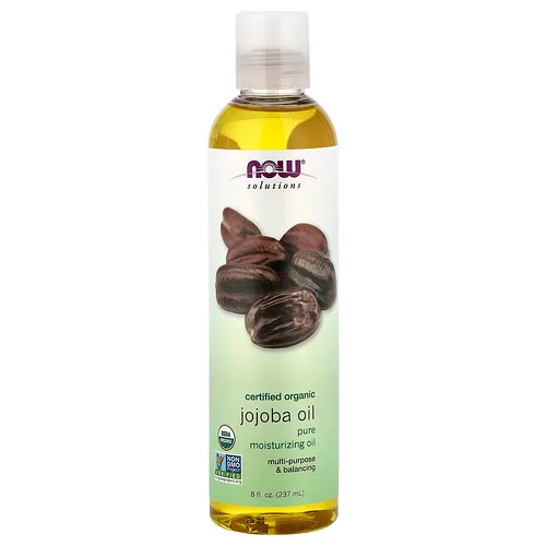 NOW Foods, Aceite de Jojoba Solutions, certificado orgánico, 8 fl oz (237 ml)
