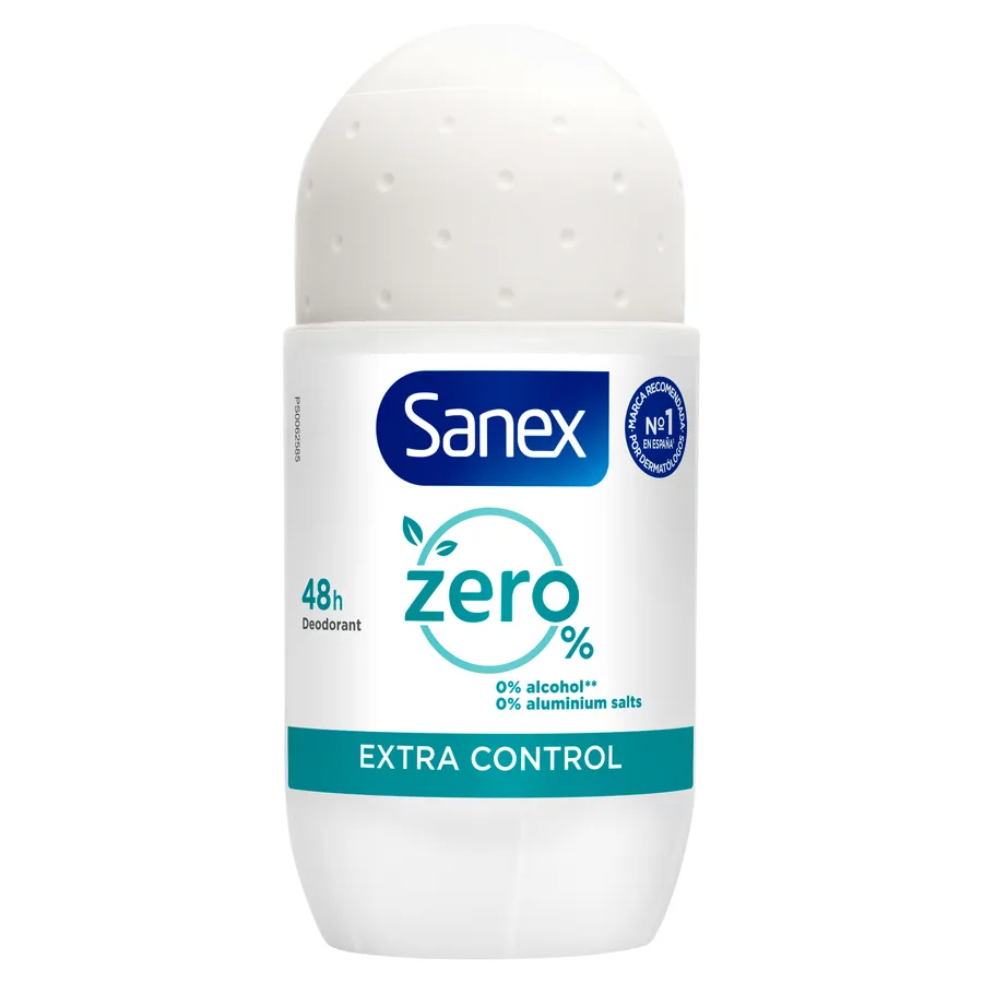 Desodorante Roll-On Zero % Extra Control Protección 48h 50 ml