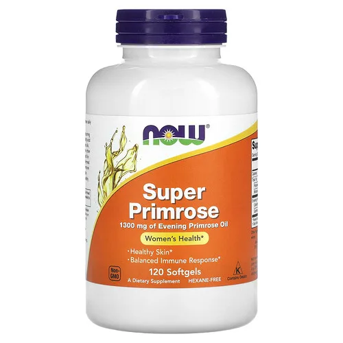 NOW Foods, Superonagra, Aceite de onagra, 1300 mg, 120 cápsulas blandas