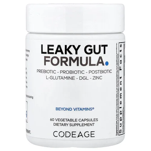 Codeage, Leaky Gut Formula, 60 cápsulas vegetales