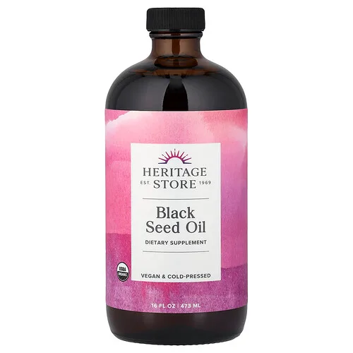 Heritage Store, Aceite de semilla de comino negro, 473 ml (16 oz. líq.)
