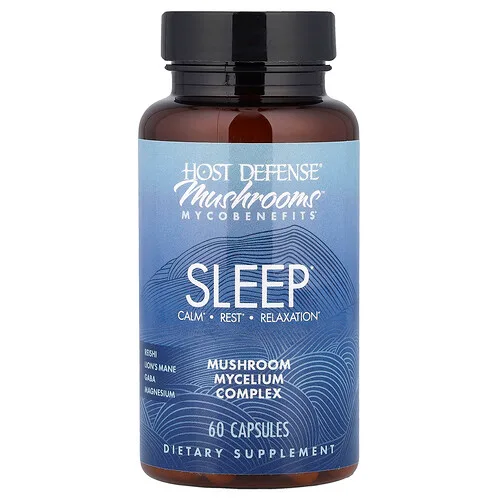 Host Defense, Mycobenefits de Mushrooms™, Sueño, 60 cápsulas