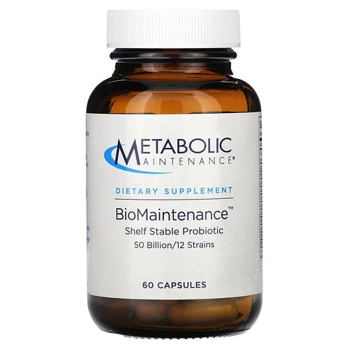 Metabolic Maintenance, BioMaintenance, Probiótico de larga duración, 60 cápsulas