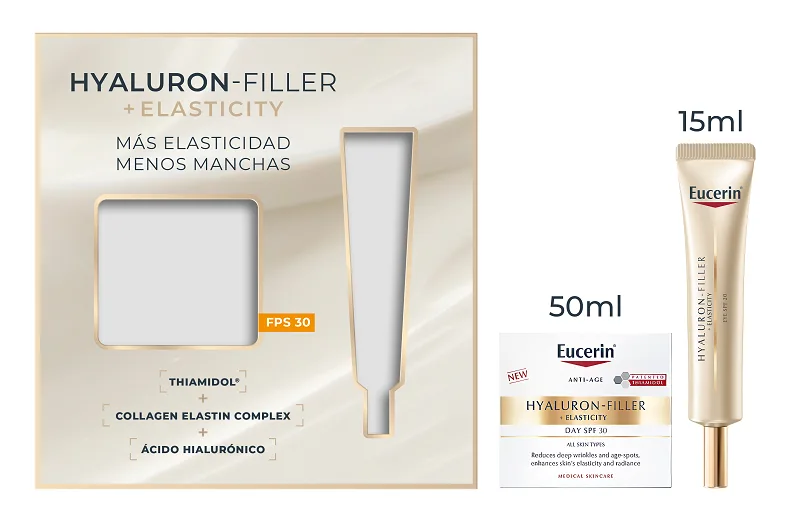 Hyaluron Filler + Elasticity Crema de Dia SPF30 + Contorno de Ojos 50 ml