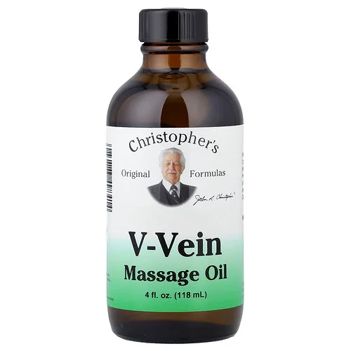 Christopher's Original Formulas, Aceite para masajes V-Vein`` 118 ml (4 oz. Líq.)