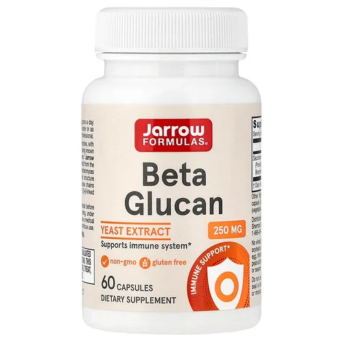Jarrow Formulas, Beta-glucano, 250 mg, 60 cápsulas