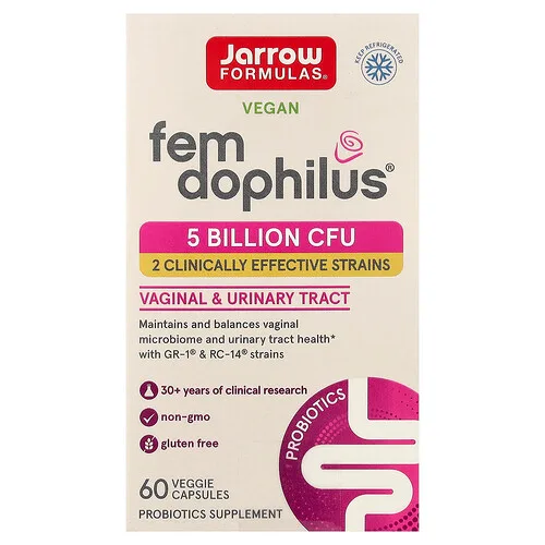 Jarrow Formulas, Fem Dophilus®, 60 cápsulas vegetales
