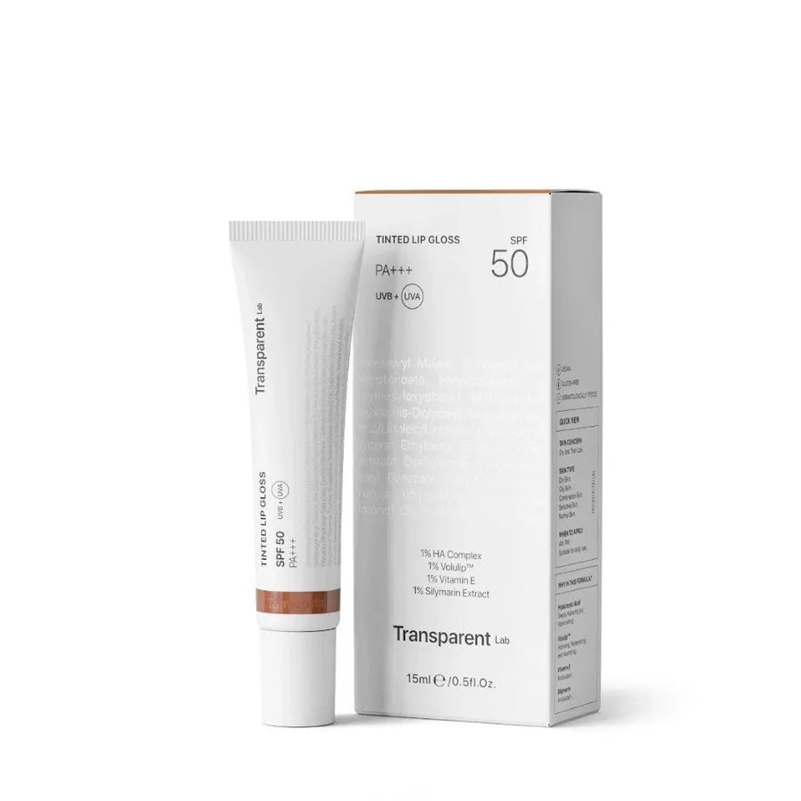 Transparent Lab Tinted Lipgloss Spf - Terracotta 15ml