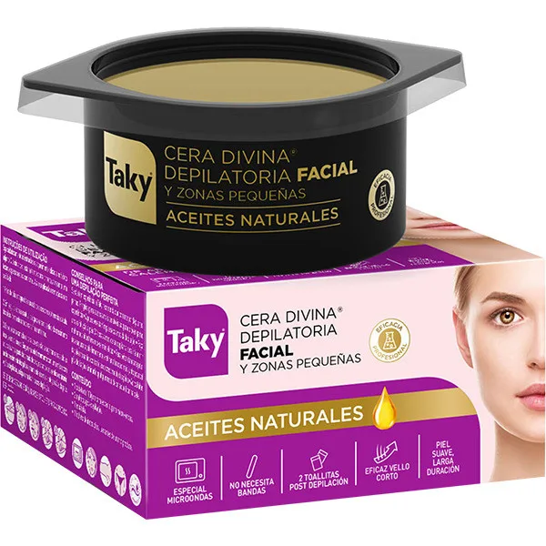 Cera Depilatoria Facial con Aceites Naturales 100 gr