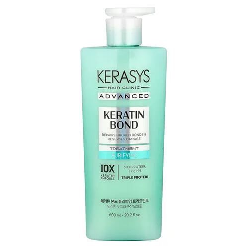 Kerasys, Tratamiento de unión con queratina avanzado, Purificante, 600 ml (20,2 oz. líq.)