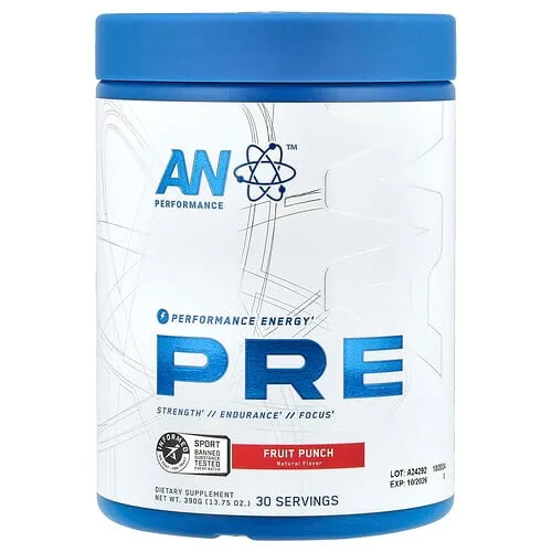 AN Supps, Preentrenamiento, Ponche de frutas, 390 g (13,75 oz)