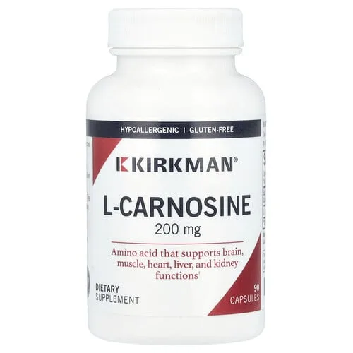 Kirkman Labs, L-carnosina, 200 mg, 90 cápsulas