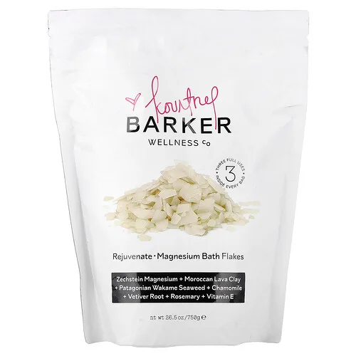 Barker Wellness Co, Rejuvenate, Bath Flakes de magnesio, 750 g (26,5 oz)