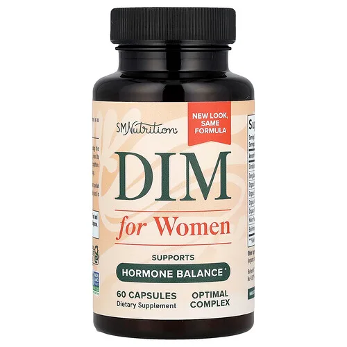 SMNutrition, DIM para mujeres, 60 cápsulas