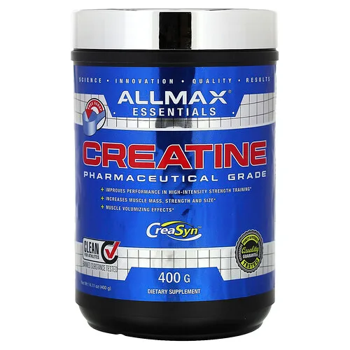 ALLMAX, Creatina, Calidad farmacéutica, Sin sabor, 400 g (14,11 oz)