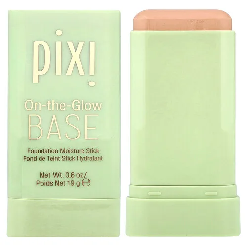Pixi Beauty, On-The-Glow Base, Base humectante en barra, Vainilla, 19 g (0,6 oz)