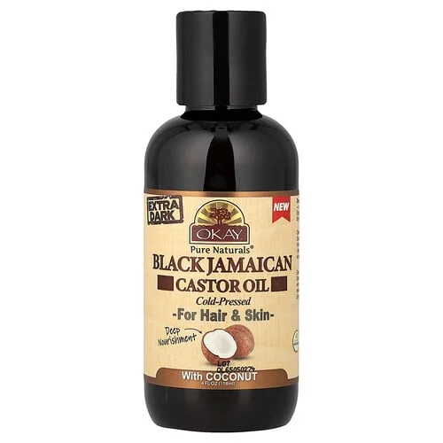 Okay Pure Naturals, Aceite capilar natural, Extra oscuro`` 118 ml (4 oz. Líq.)