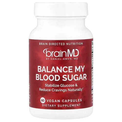 BrainMD, Equilibre mi nivel de glucemia, 60 cápsulas veganas