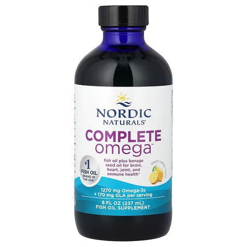 Nordic Naturals, Complete Omega, limón, 8 oz líquidas (237 ml)