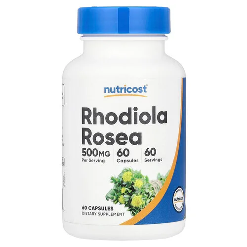 Nutricost, Rhodiola rosea, 500 mg, 60 cápsulas