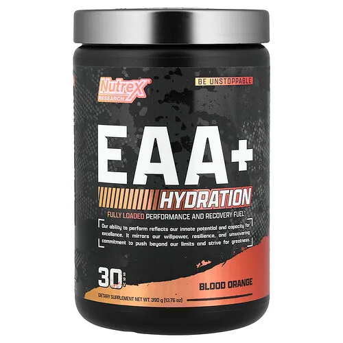 Nutrex Research, EAA + Hydration, Naranja sanguina, 390 g (13,76 oz)