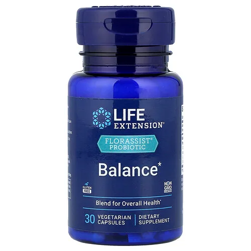 Life Extension, PROBIOTIC FLORASSIST®, Equilibrio, 30 cápsulas vegetales