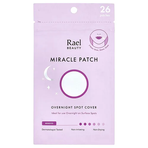 Rael, Miracle Patch, Cobertura nocturna para manchas, 26 parches