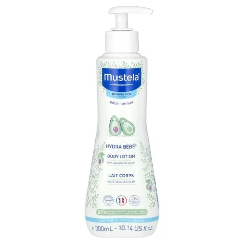 Mustela, Bebés, Loción corporal Hydra Bebe con aguacate, 300 ml (10,14 oz. líq.)
