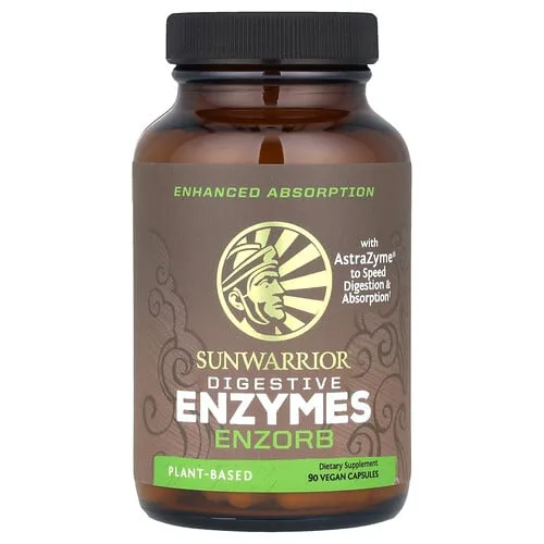 Sunwarrior, Enzimas digestivas, Enzorb, 90 cápsulas veganas