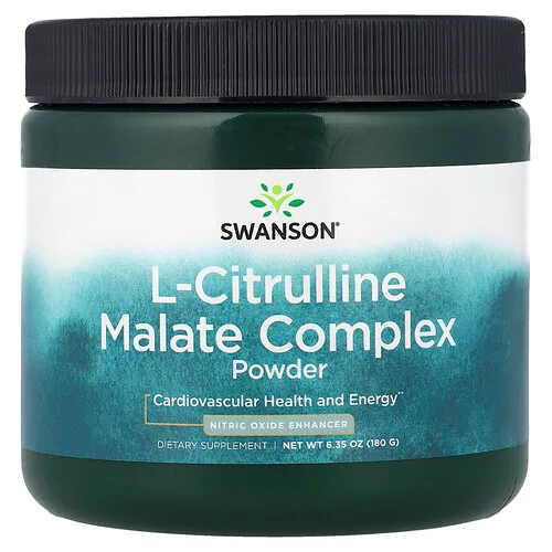 Swanson Vitamins, Complejo de malato de L-citrulina en polvo, 180 g (6,35 oz)